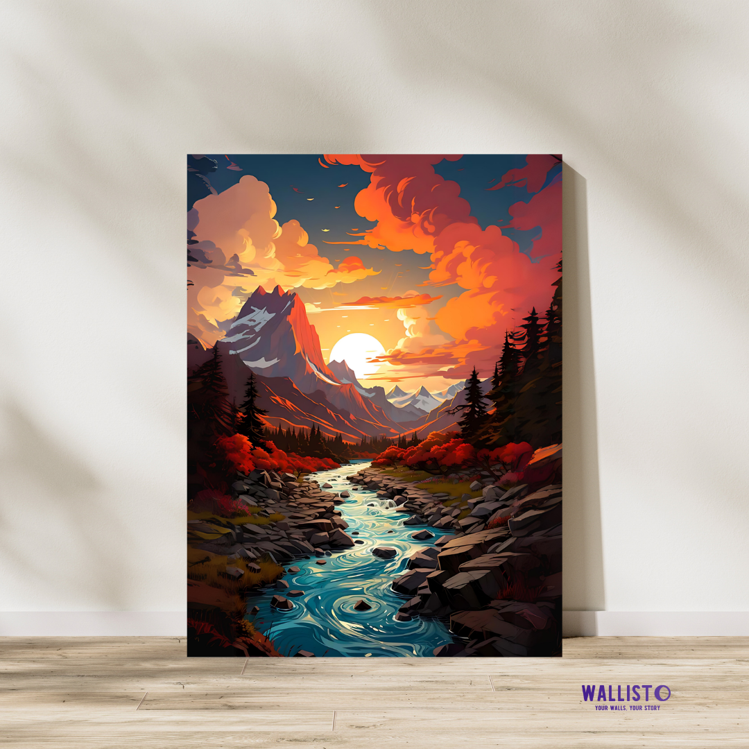 Sun-Kissed River Valley
