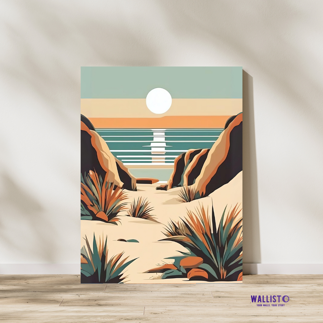 Serene Beach Path