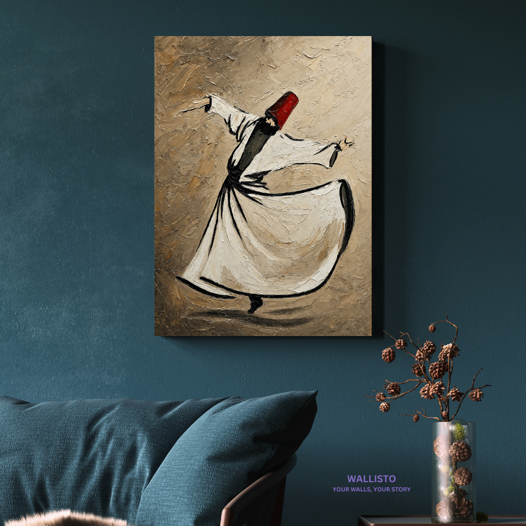 Graceful Whirling in White