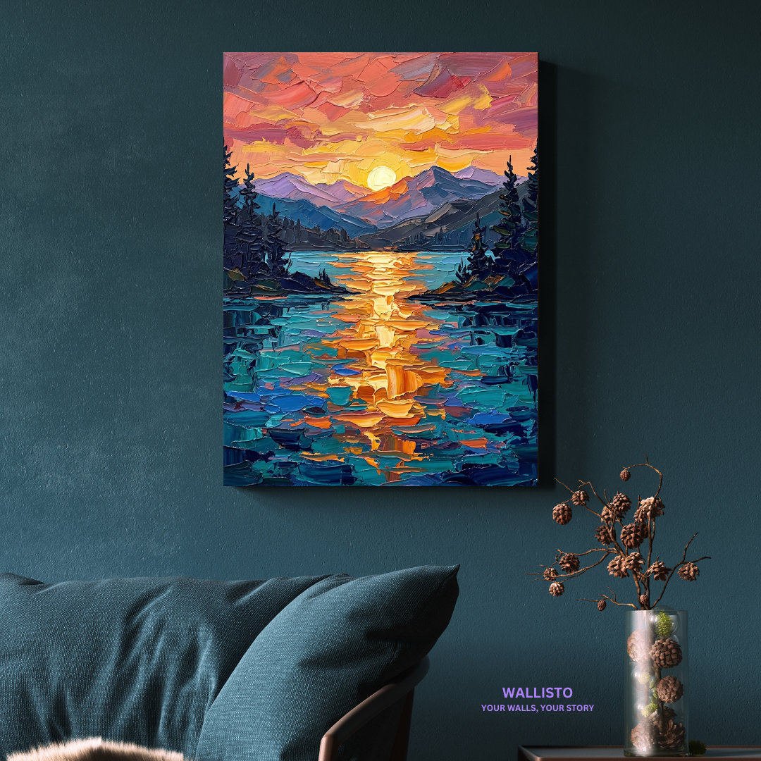 Radiant Sunset Reflection