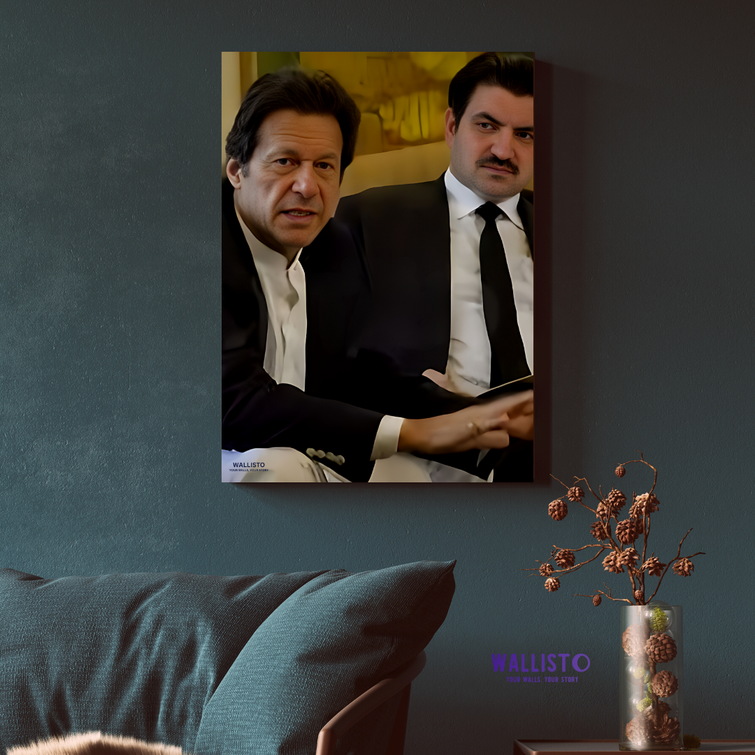 Imran Khan and Sher Afzal Marwat Frame