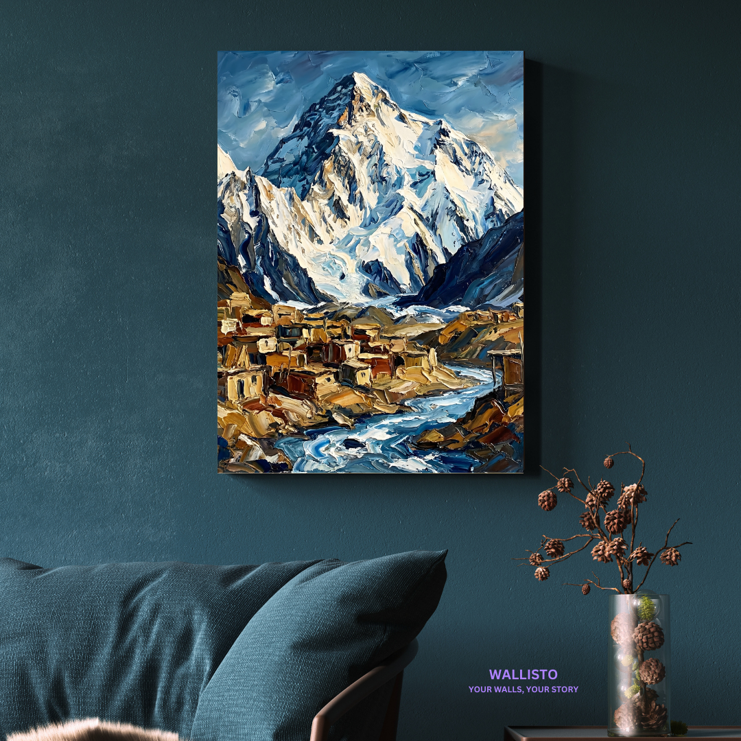 Village Below the Great Peaks