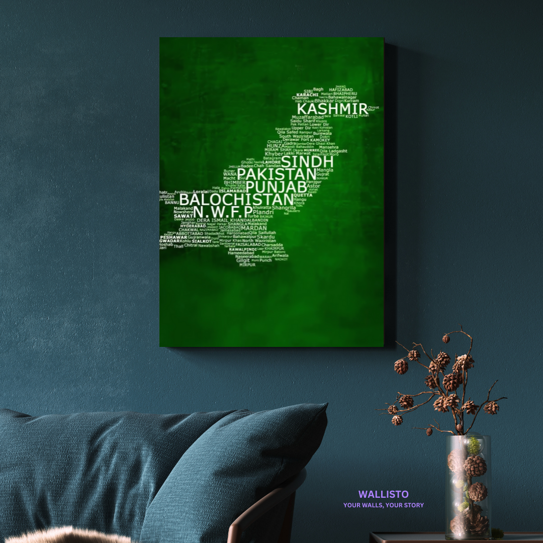 Pakistan Map with Provinces
