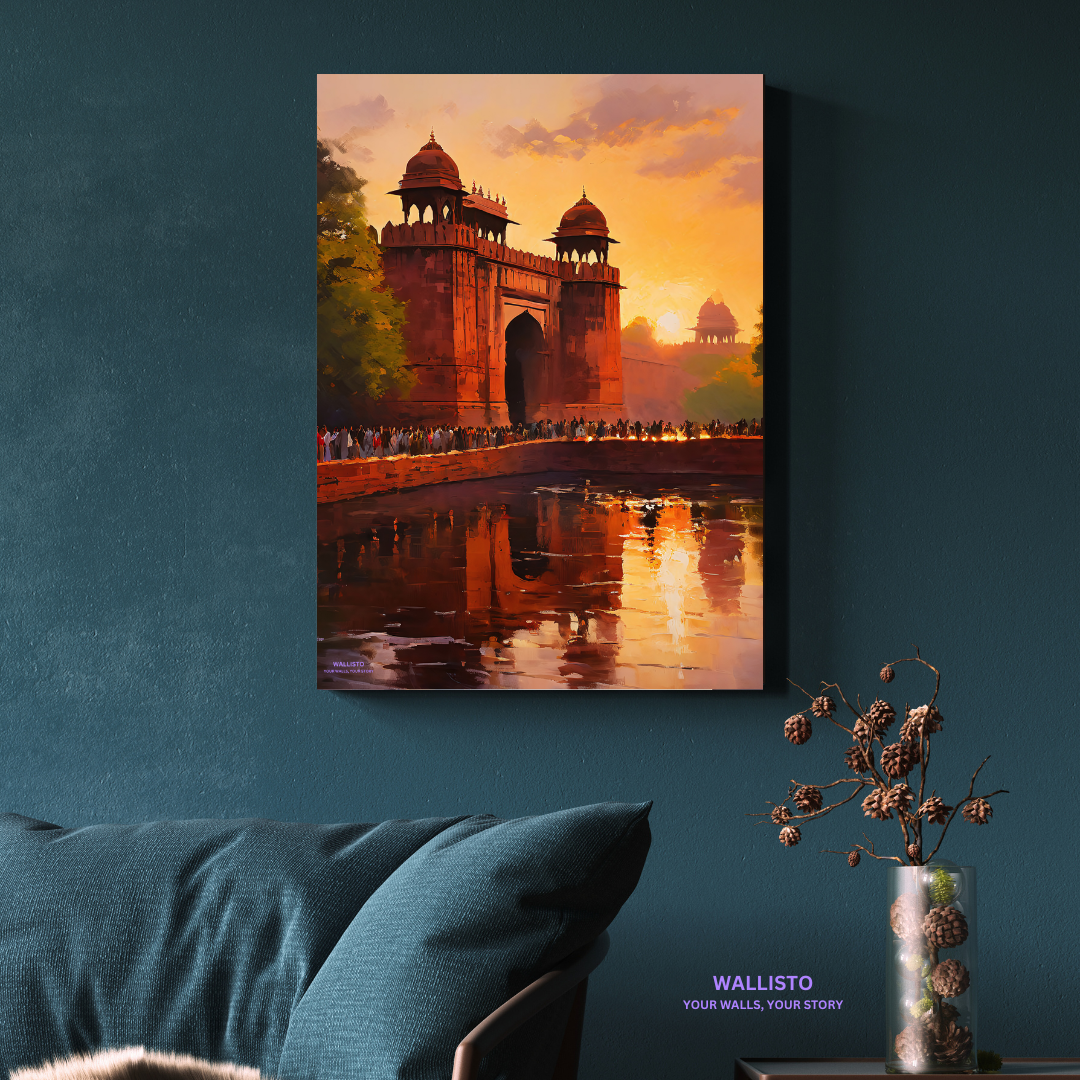 Reflection at Shahi Qila