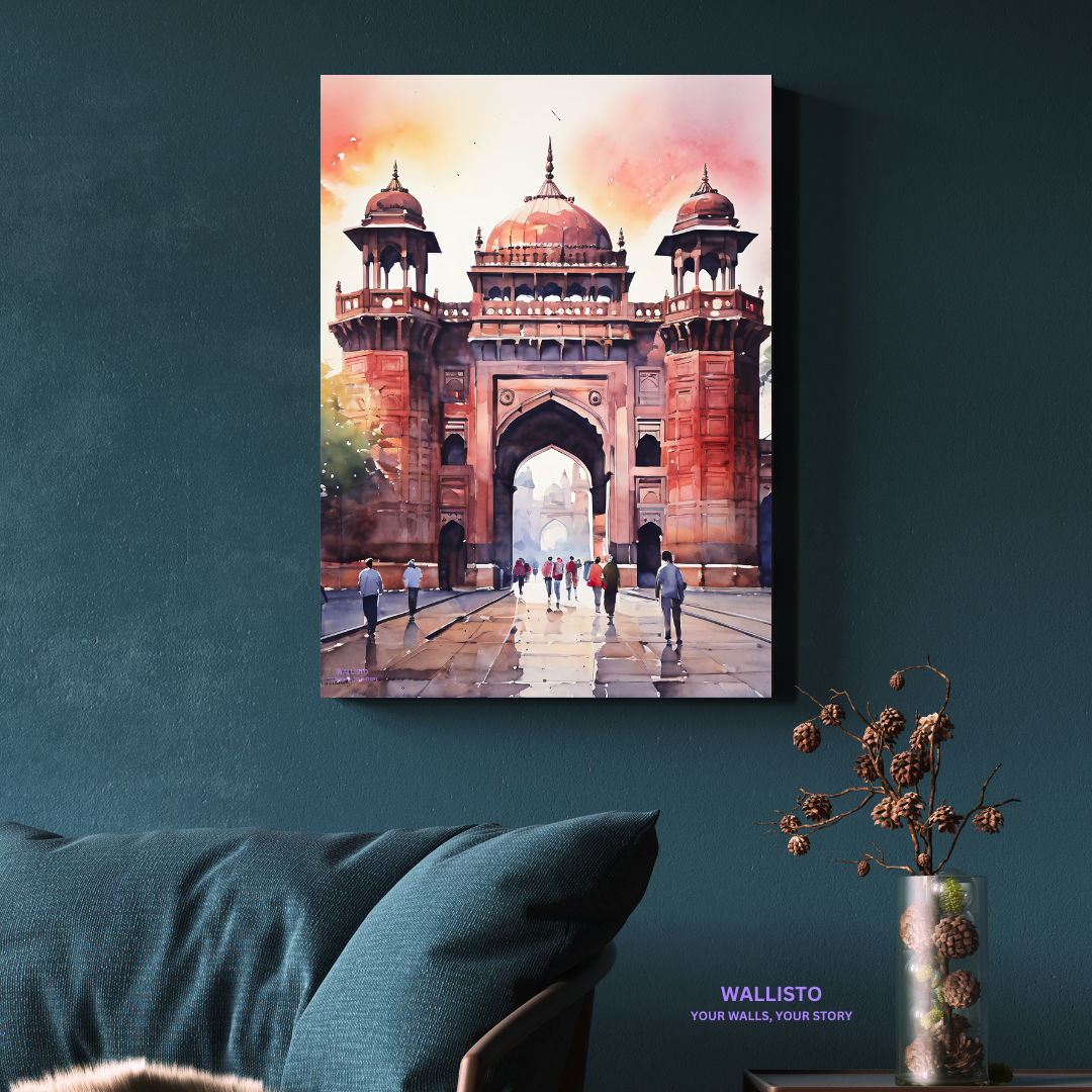 Morning at Badshahi Masjid