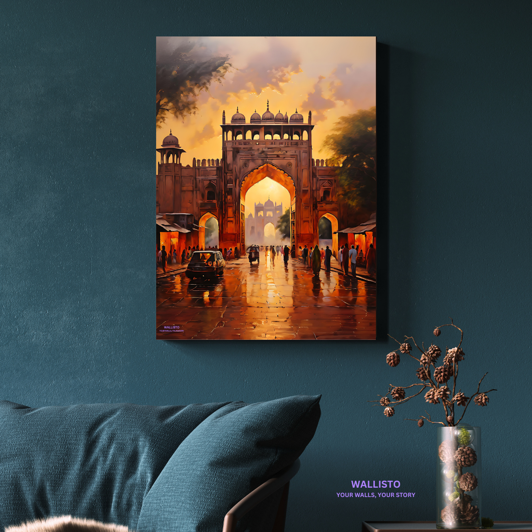 Sunset at Badshahi Masjid