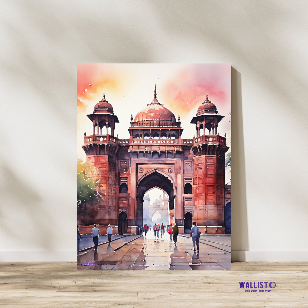 Morning at Badshahi Masjid