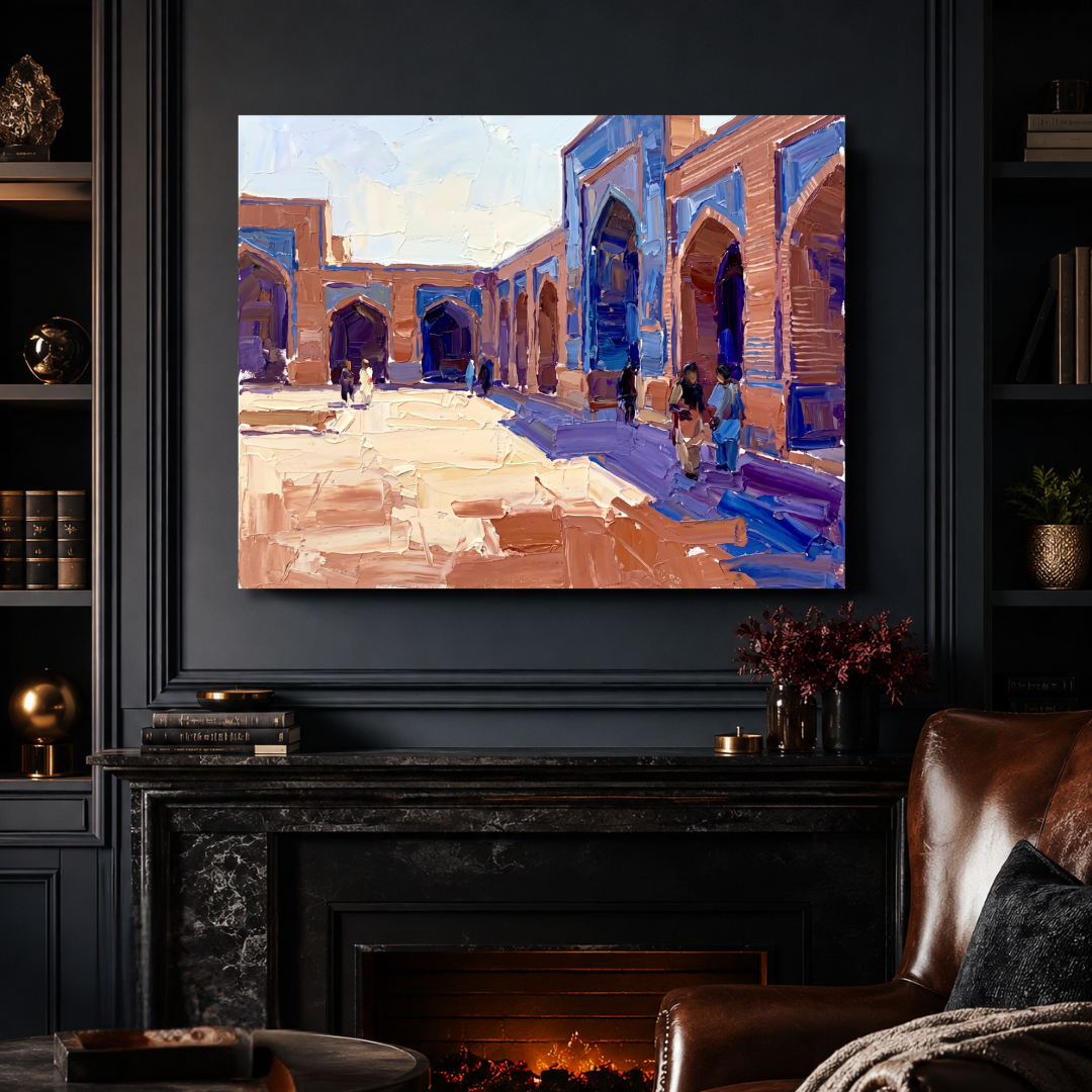 Thatta: Blue Through the Arches