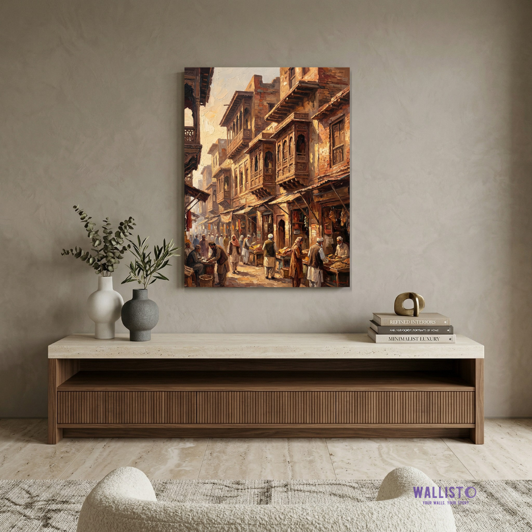Bazaar of Wooden Balconies