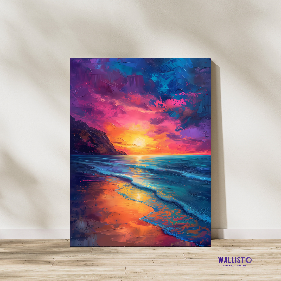 Vivid Sunset Shore