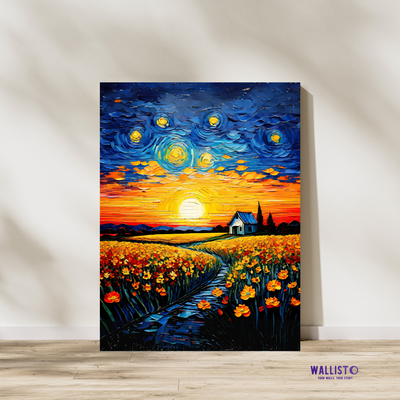 Golden Field Sunset
