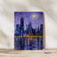 Urban Moonlight Reflection