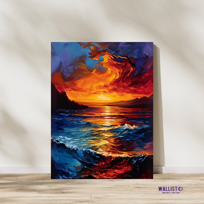 Fiery Ocean Glow