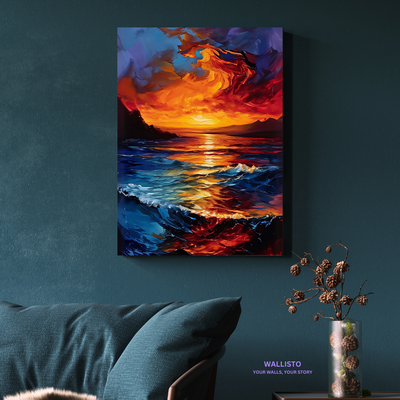 Fiery Ocean Glow