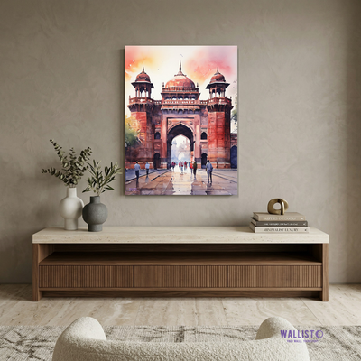 Morning at Badshahi Masjid