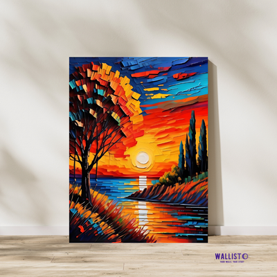 Sunset Mosaic Serenity