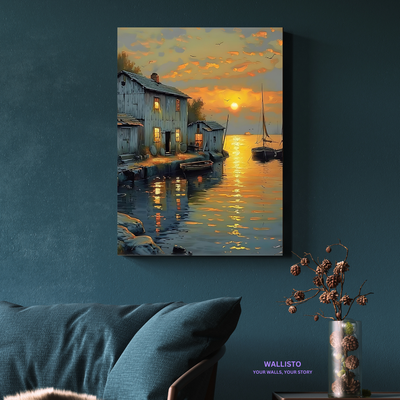 Golden Hour Harbor