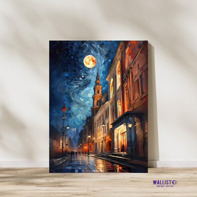 Moonlit Cityscape