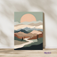 Minimalist Mountain Layers