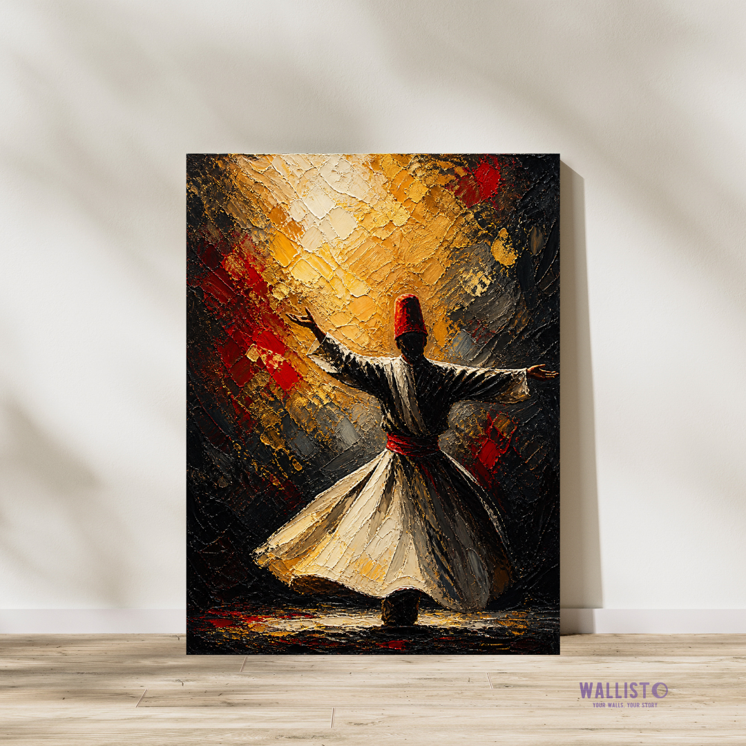Sufi Dancer in Silhouette