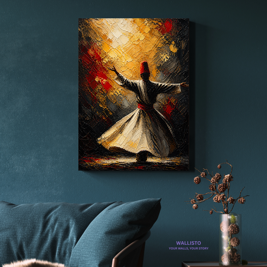 Sufi Dancer in Silhouette