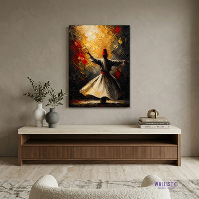 Sufi Dancer in Silhouette