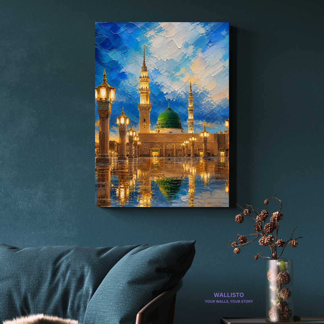 Medina Mosque at Night