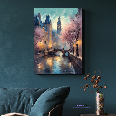 Evening Glow in the City