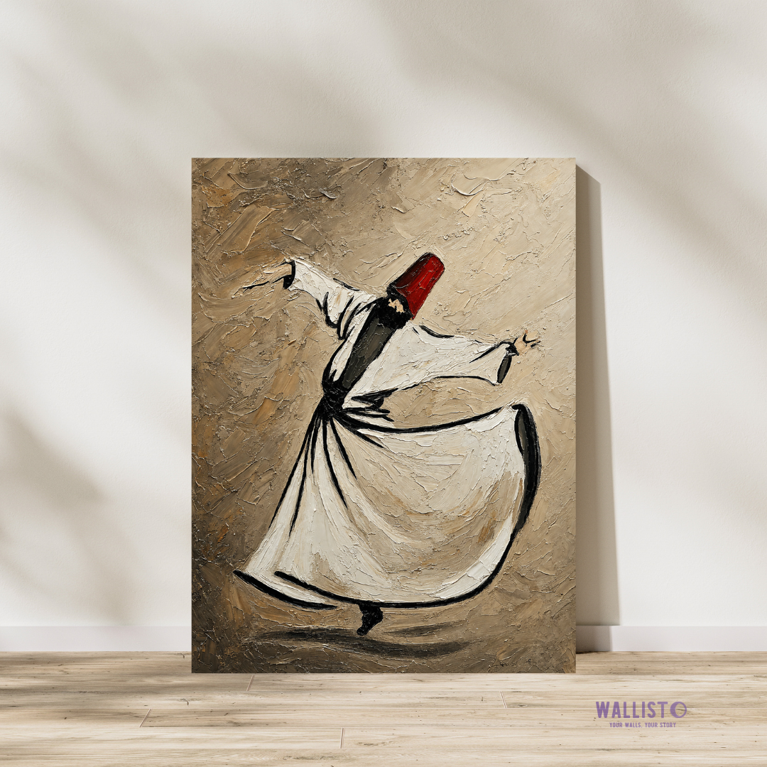 Graceful Whirling in White