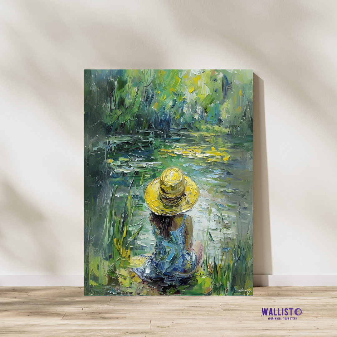Girl by the Pond