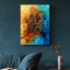 Lohe Quran - Artistic Calligraphy in Blue and Orange
