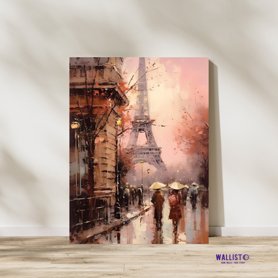 Rainy Romance in Paris