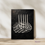 Bismillah in Black Calligraphy
