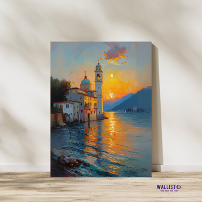 Sunset by the Church