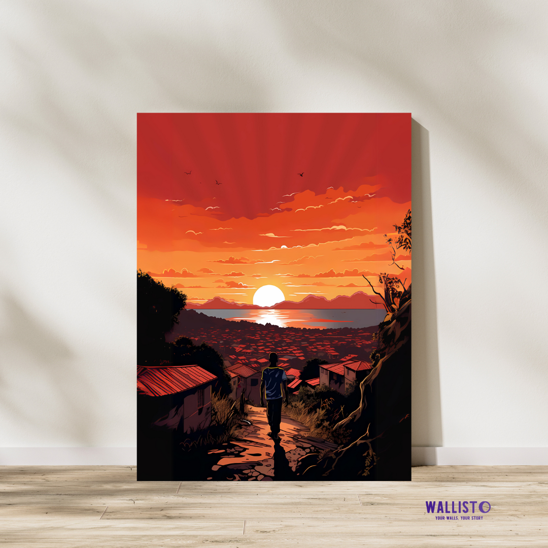 Walking into the Sunset