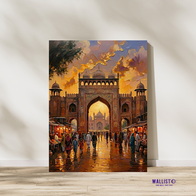 Sunset at Badshahi Masjid