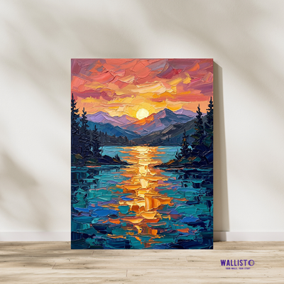 Radiant Sunset Reflection