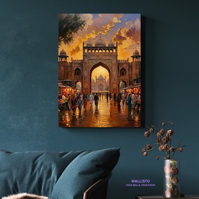 Sunset at Badshahi Masjid