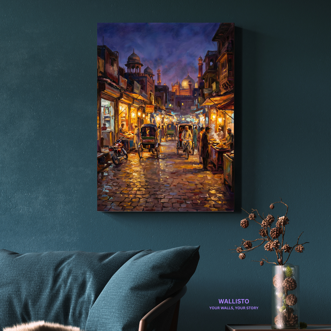 Nightfall in the Living Bazaar