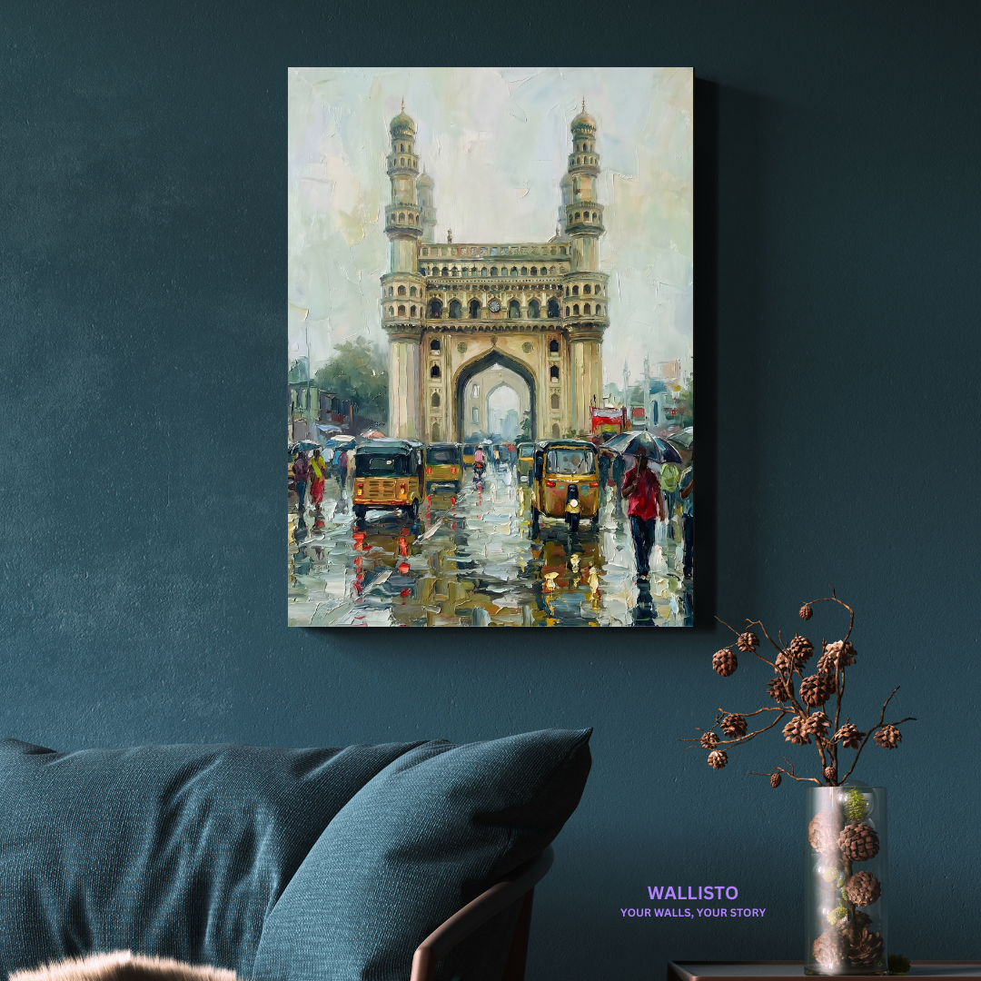 Charminar After the Rain