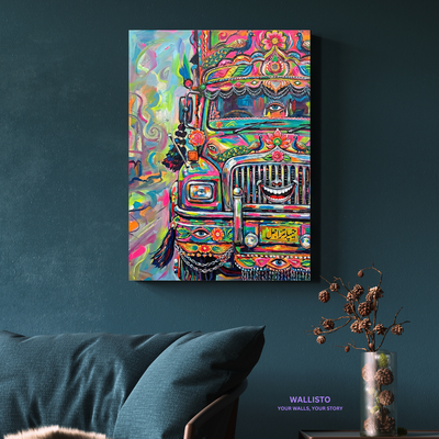 Smiling Face of the Painted Road