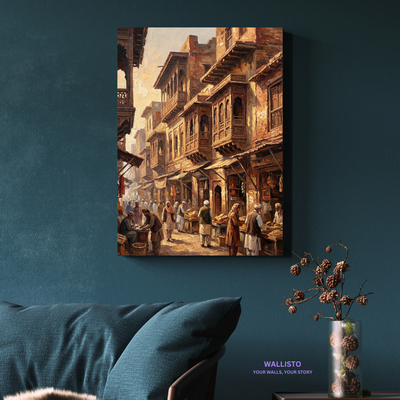 Bazaar of Wooden Balconies