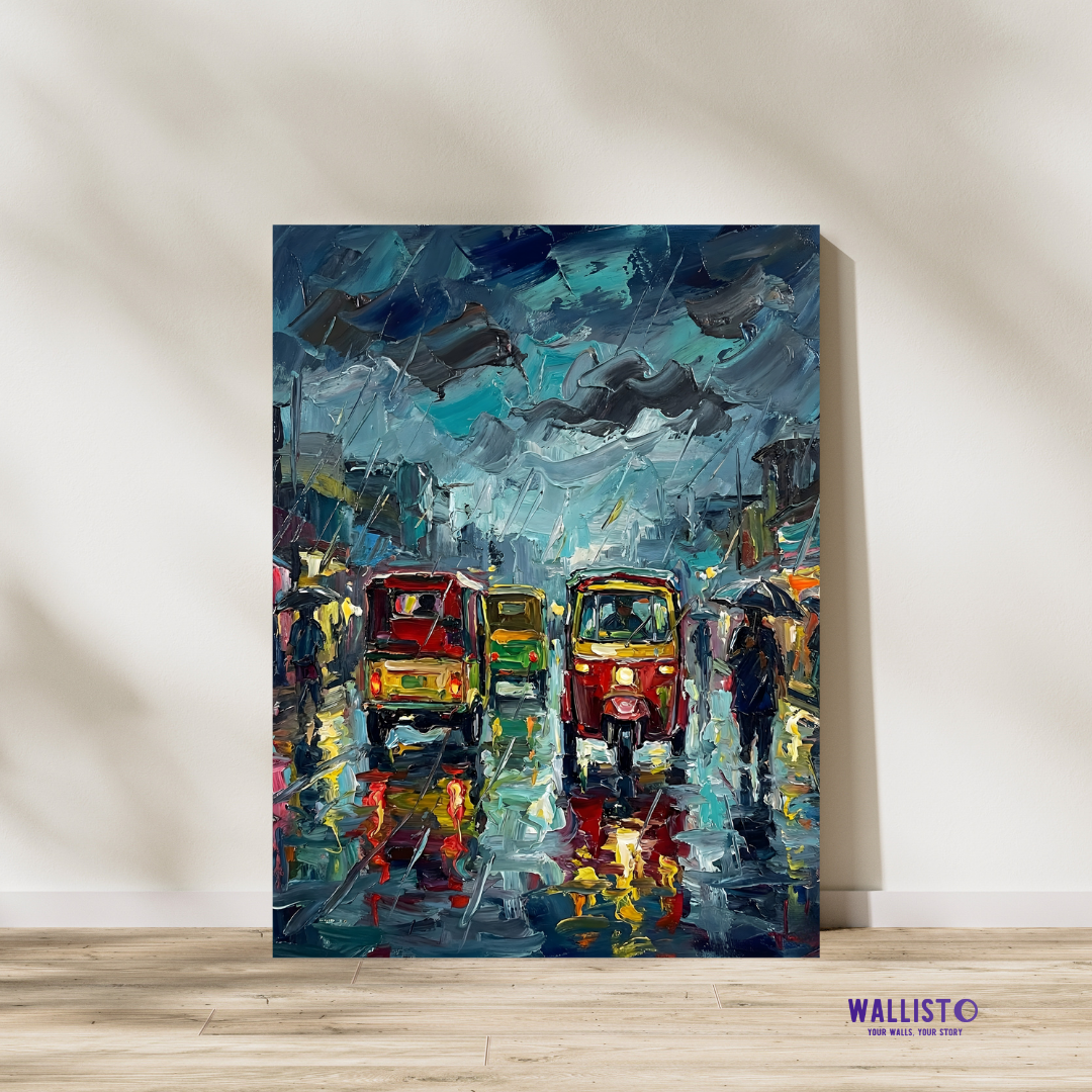 Monsoon Commute in Old Lahore