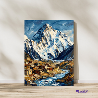 Village Below the Great Peaks