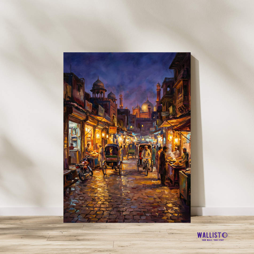 Nightfall in the Living Bazaar