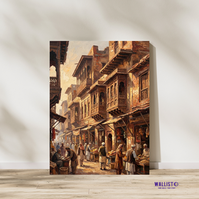 Bazaar of Wooden Balconies