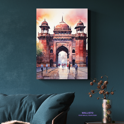 Morning at Badshahi Masjid