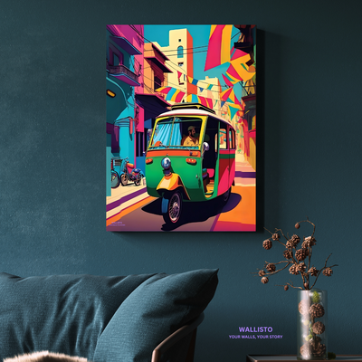 Colorful Rickshaw
