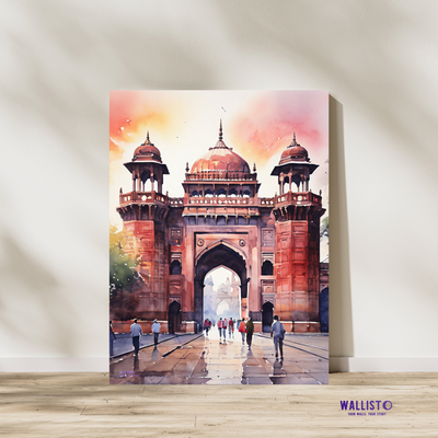Morning at Badshahi Masjid