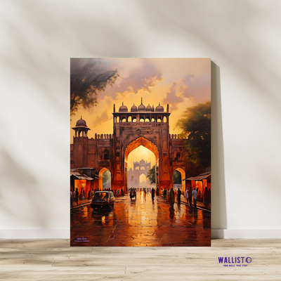 Sunset at Badshahi Masjid